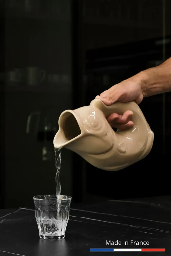 Decorative objects - GlouGlou Carafe Shiny Sand - CHAROLLES