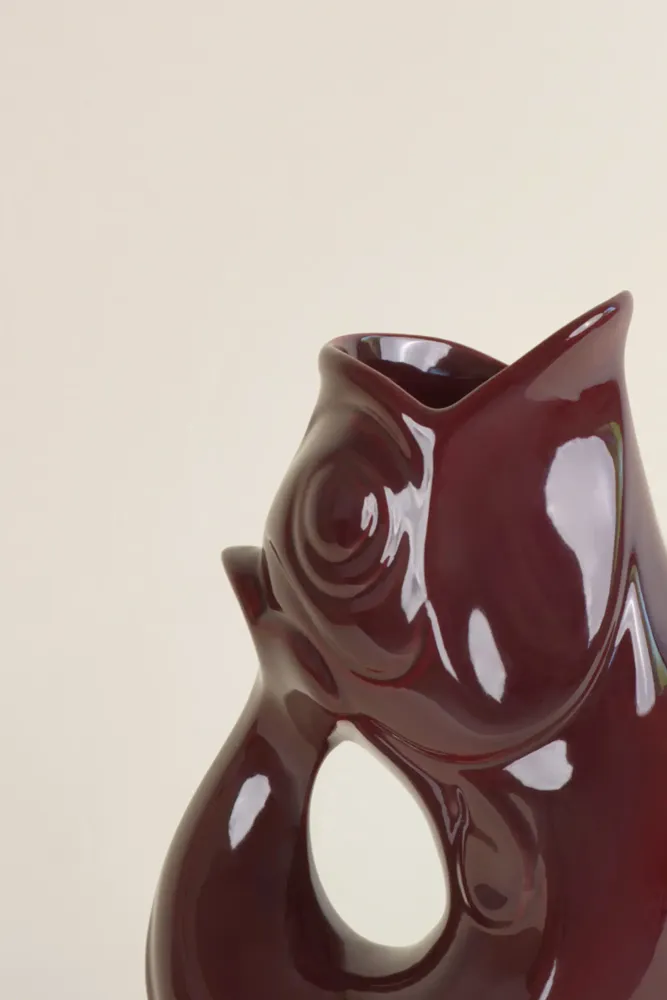 Decorative objects - GlouGlou Carafe Transparent Burgundy - CHAROLLES