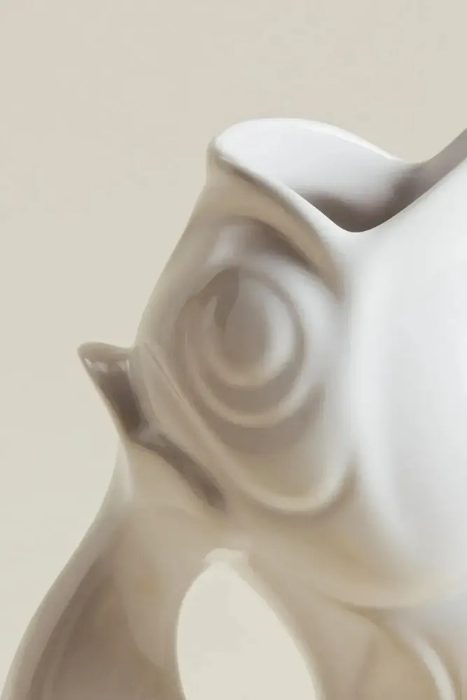 Objets de décoration - Carafe GlouGlou Blanc Brillant - CHAROLLES