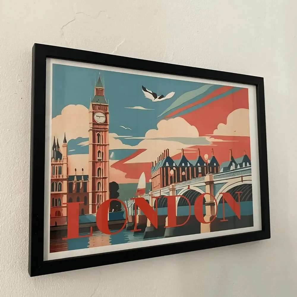 Affiches - Affiche London III A4 - EME CULTURE ART