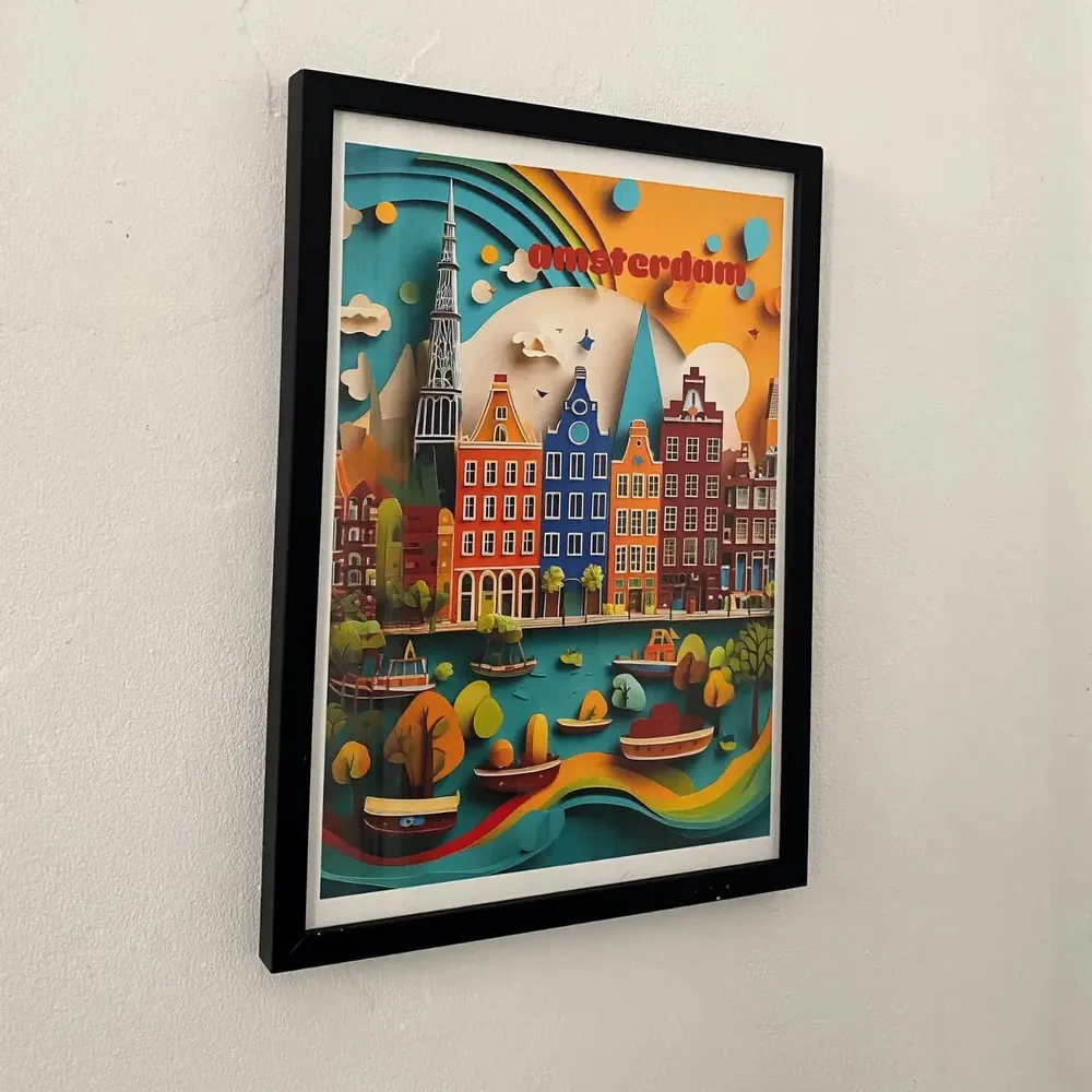 Affiches - Affiche Amsterdam II - EME CULTURE ART