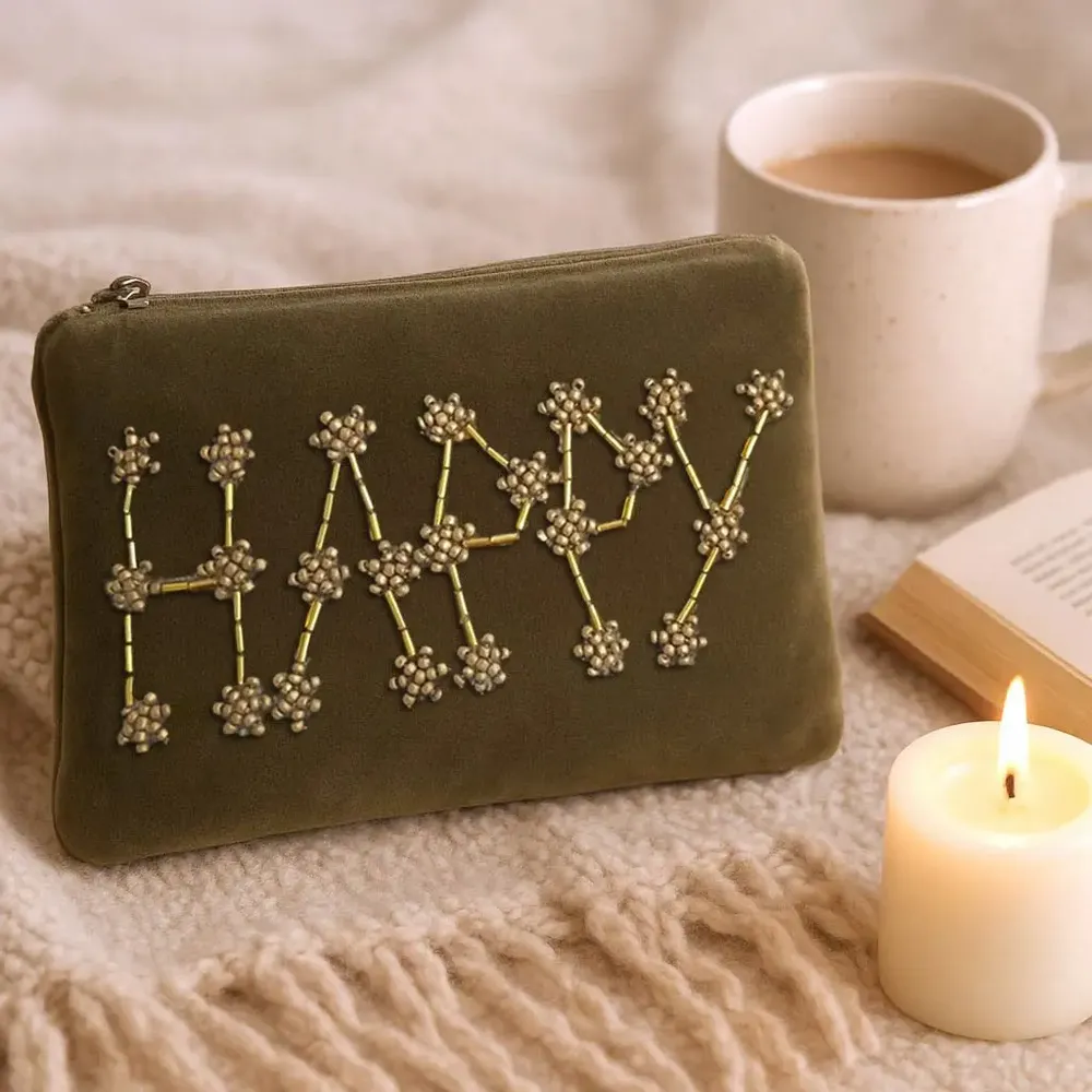 Clutches - Hand embroidered velvet pouches and boxes - MAISON LILO