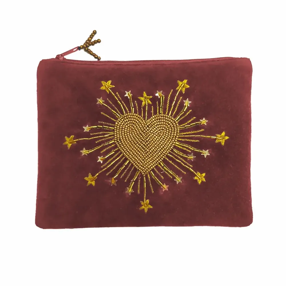 Clutches - Hand embroidered velvet pouches and boxes - MAISON LILO