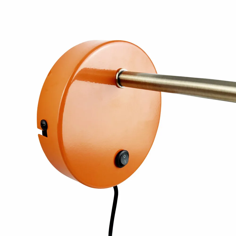 Wall lamps - Ocean Orange/ brass wall light - DYBERG LARSEN
