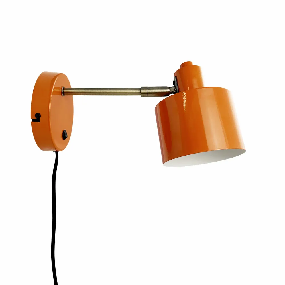 Wall lamps - Ocean Orange/ brass wall light - DYBERG LARSEN
