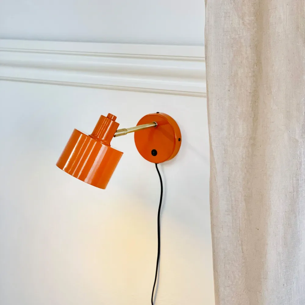 Wall lamps - Ocean Orange/ brass wall light - DYBERG LARSEN