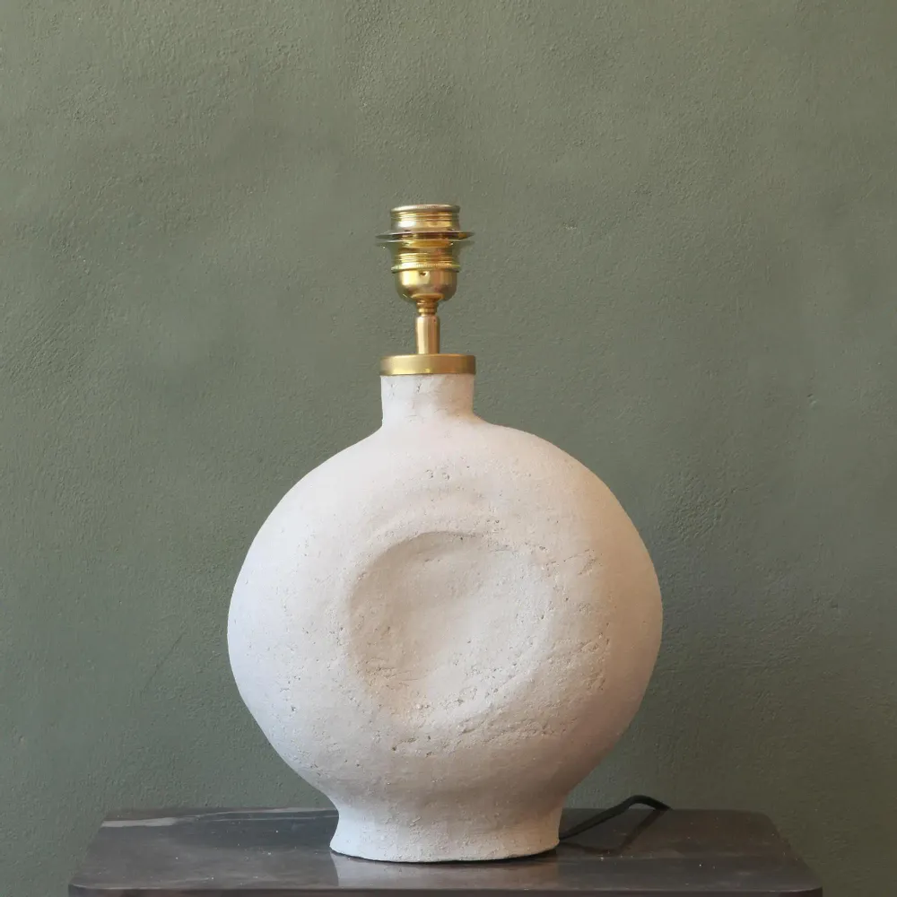 Lampes de table - Lampe de table artisanale unique en céramique Smile - STUDIO WILD ORANGE