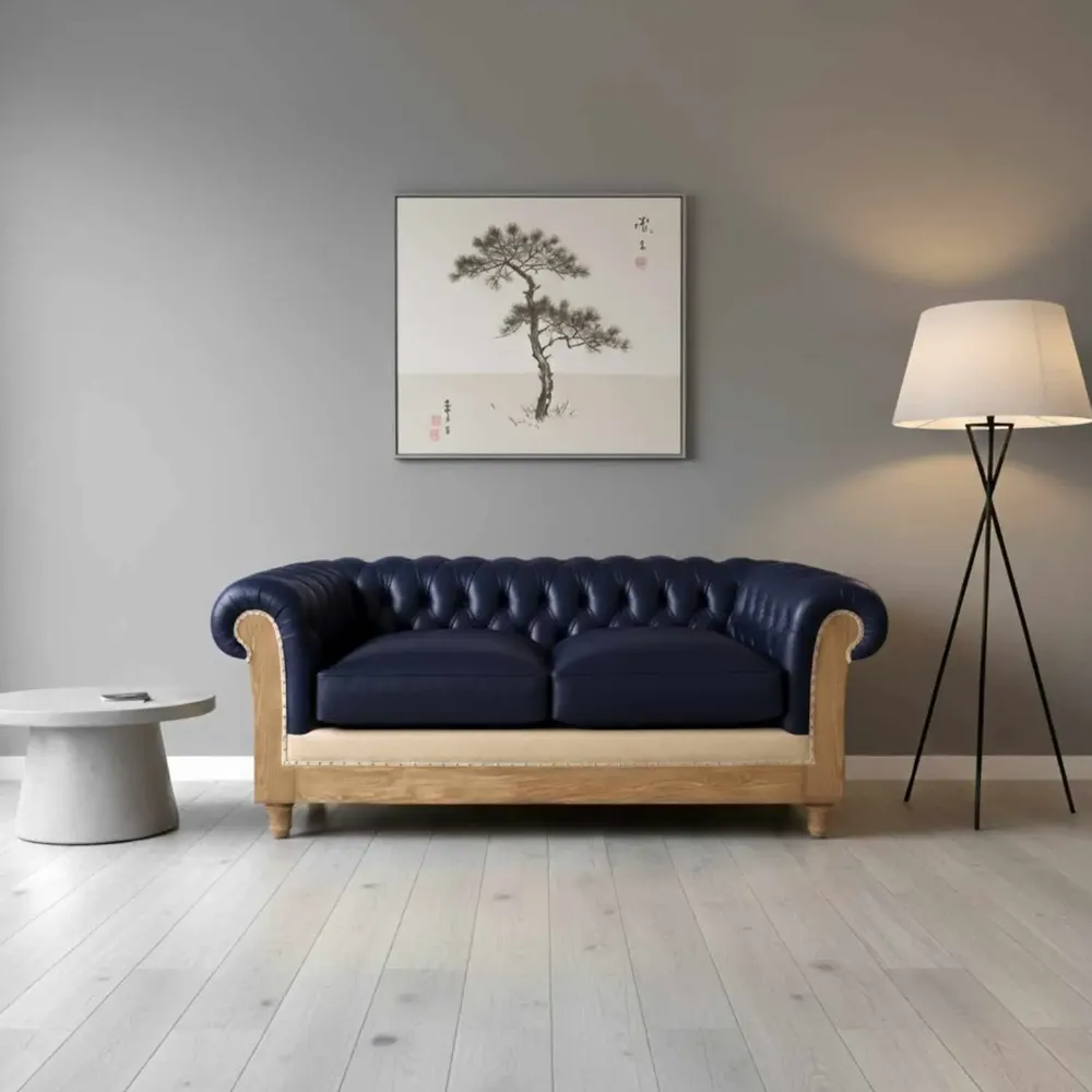 Canapés pour collectivités - Chesterfield Essence Ocean | Canapé et fauteuil - CREARTE COLLECTIONS