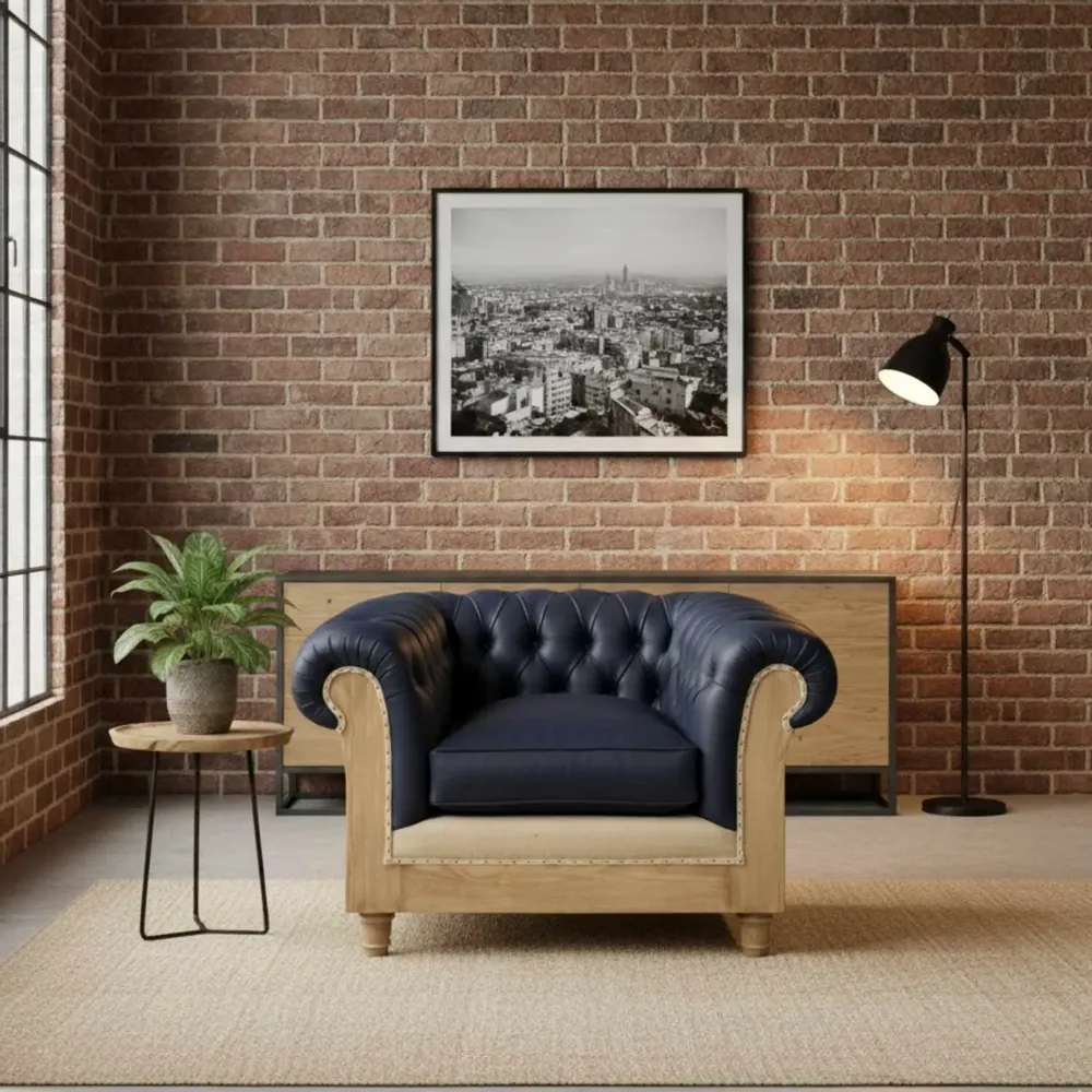 Sofas for hospitalities & contracts - Chesterfield Loor Essence | Armchair - CREARTE COLLECTIONS