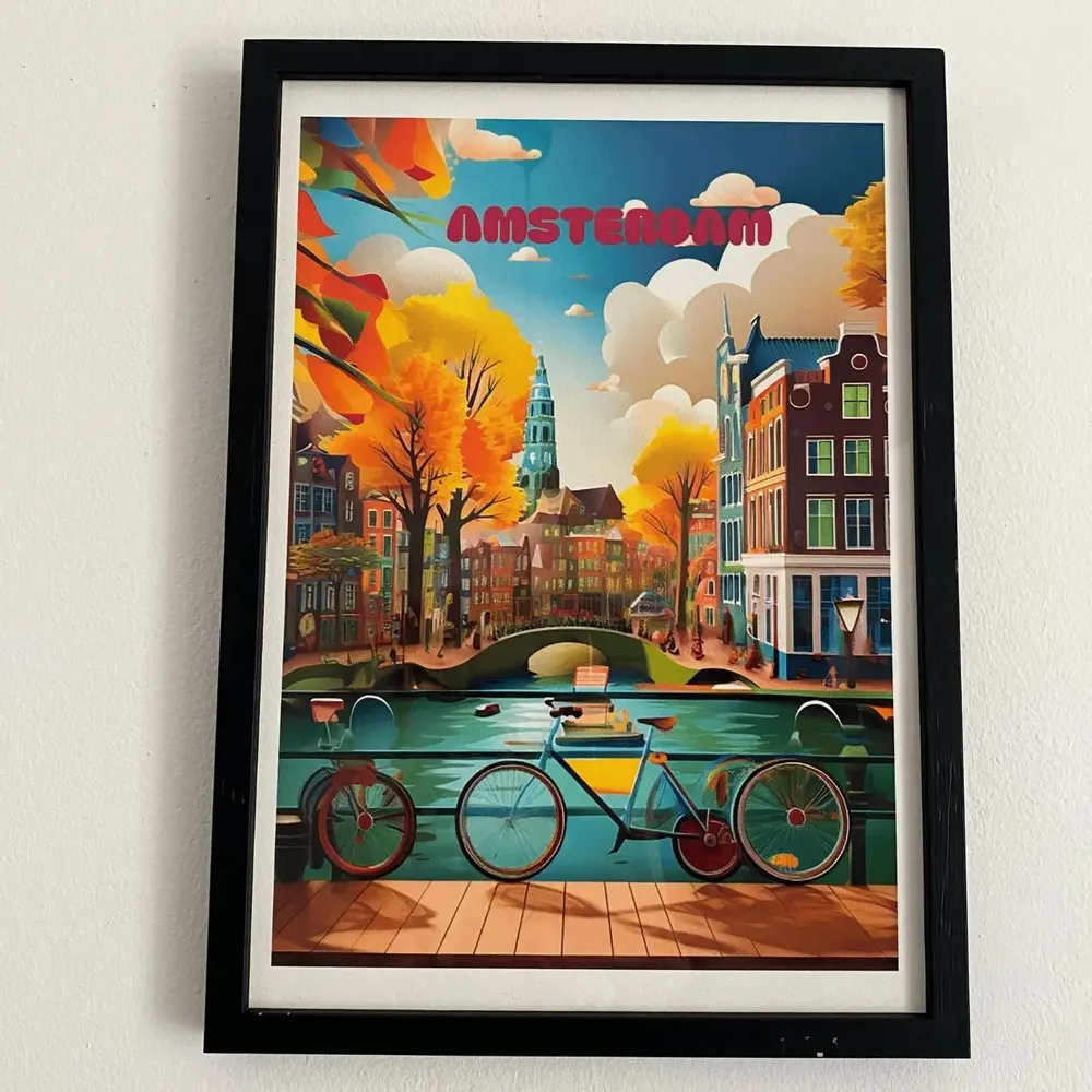 Objets de décoration - Affiche Amsterdam III - EME CULTURE ART