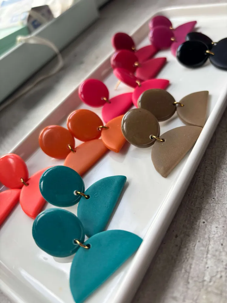 Jewelry - Colourful geometric earrings - LES TRÉSORS DE CIA