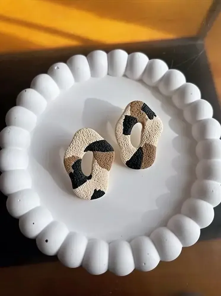 Bijoux - Boucles d’oreilles ajourée léopard CELINE - LES TRÉSORS DE CIA