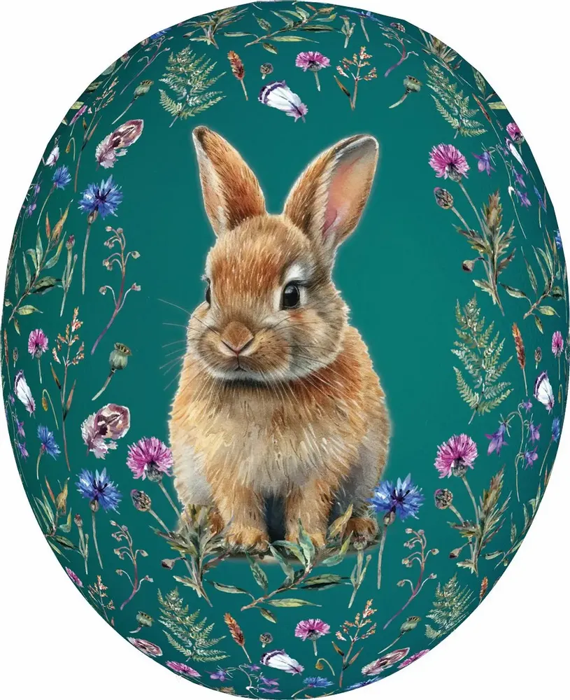 Cadeaux - œufs de Pâques 15 cm 'Floral Couture' - NESTLER GMBH FEINKARTONAGEN