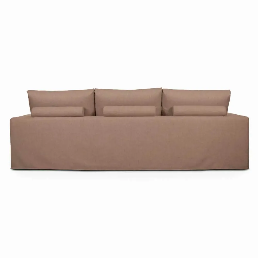 Canapés pour collectivités - Saona Large Mocha Mousse |Canapé avec revêtement amovible - CREARTE COLLECTIONS