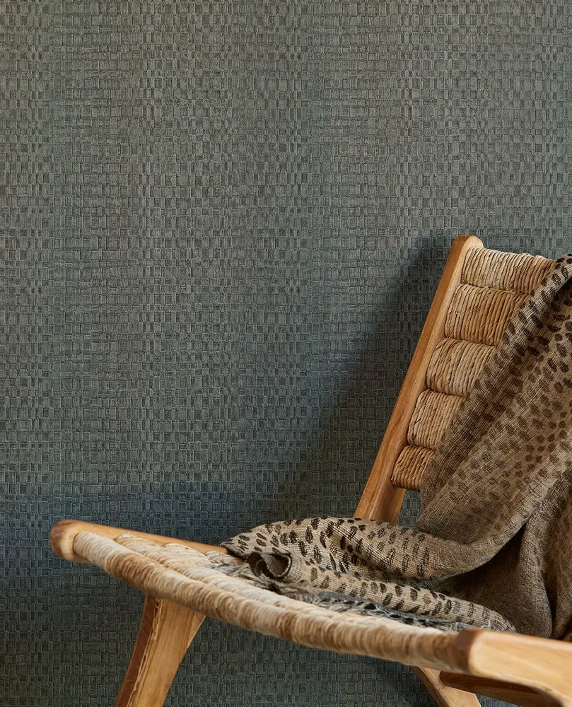 Throw blankets - Jaguar plaid LINEN & SILK - ML FABRICS