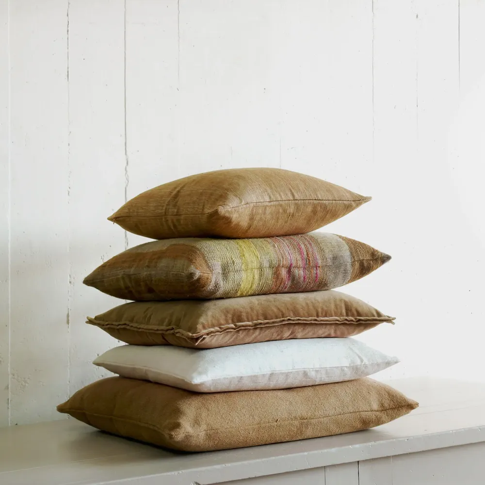 Cushions - June cushion cover LINEN & SILK - ML FABRICS