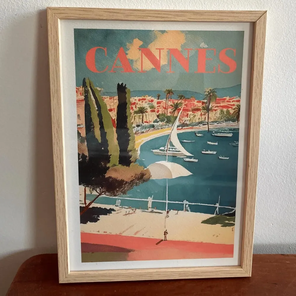 Affiches - Affiche d’art Cannes A4 - EME CULTURE ART