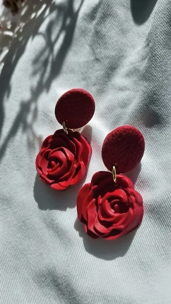 Jewelry - Boucles d’oreilles pendantes fleurs ROSALIA - LES TRÉSORS DE CIA