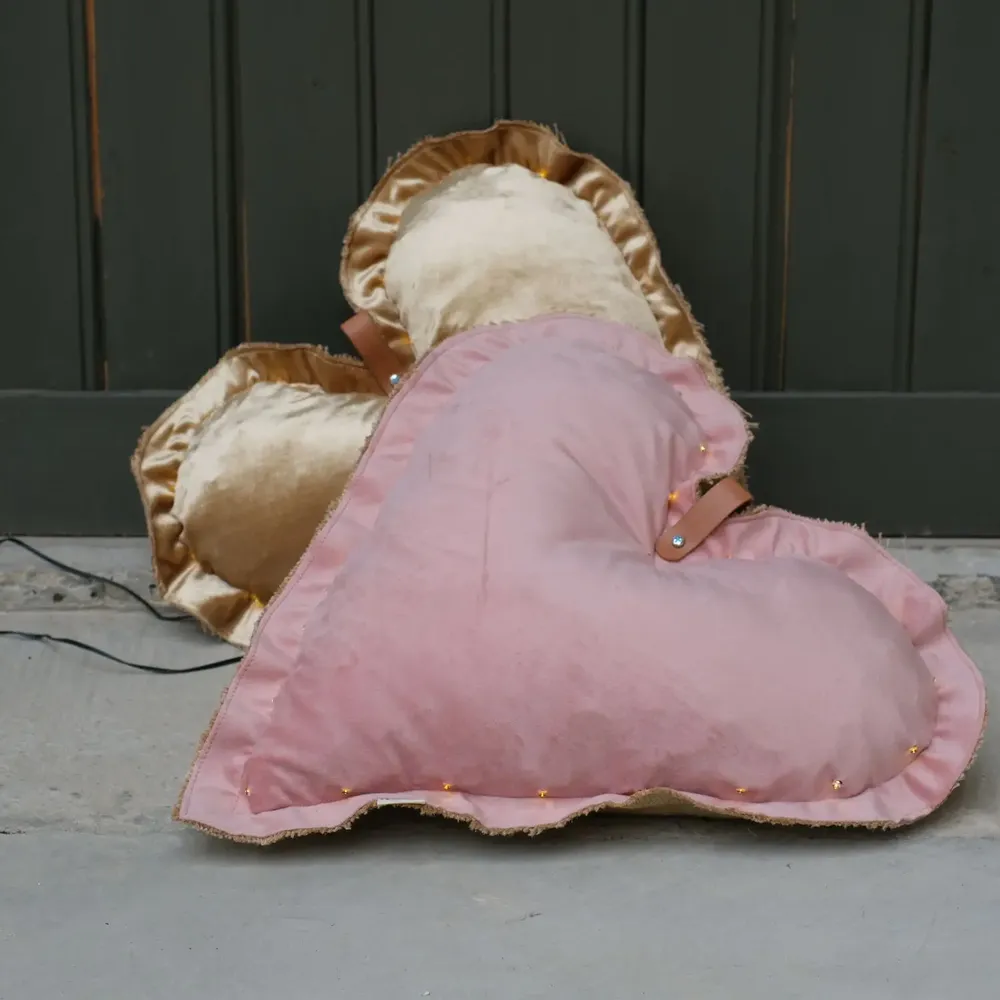 Objets de décoration - Les coeurs naturels - ROSE VELOURS