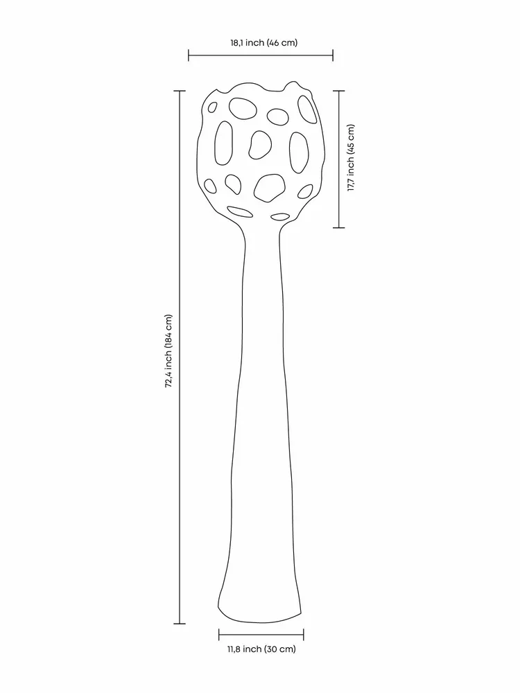 Floor lamps - Buton Sculptural Floor Lamp - PLETOSTUDIO