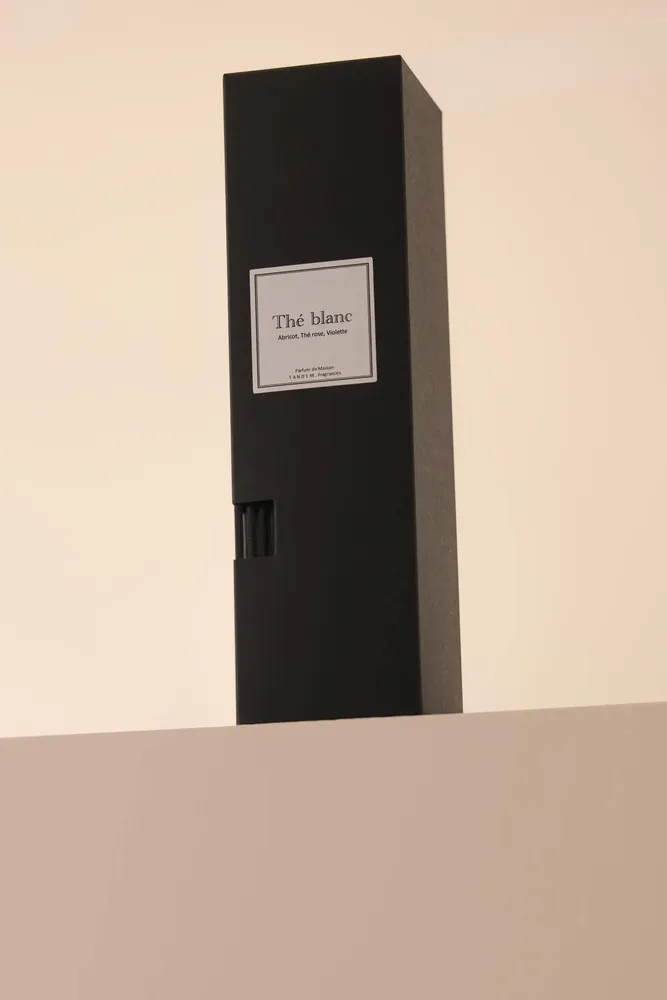 Diffuseurs de parfums - Diffuseur parfumé à bâtonnets Thé blanc 100ml - TANDEM FRAGRANCES