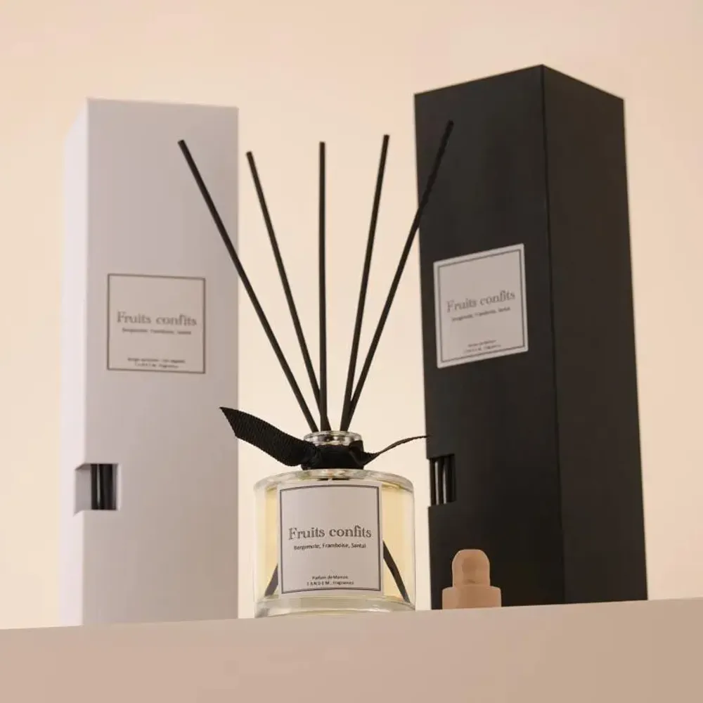 Diffuseurs de parfums - Diffuseur parfumé à bâtonnets Fruits confits 100ml - TANDEM FRAGRANCES