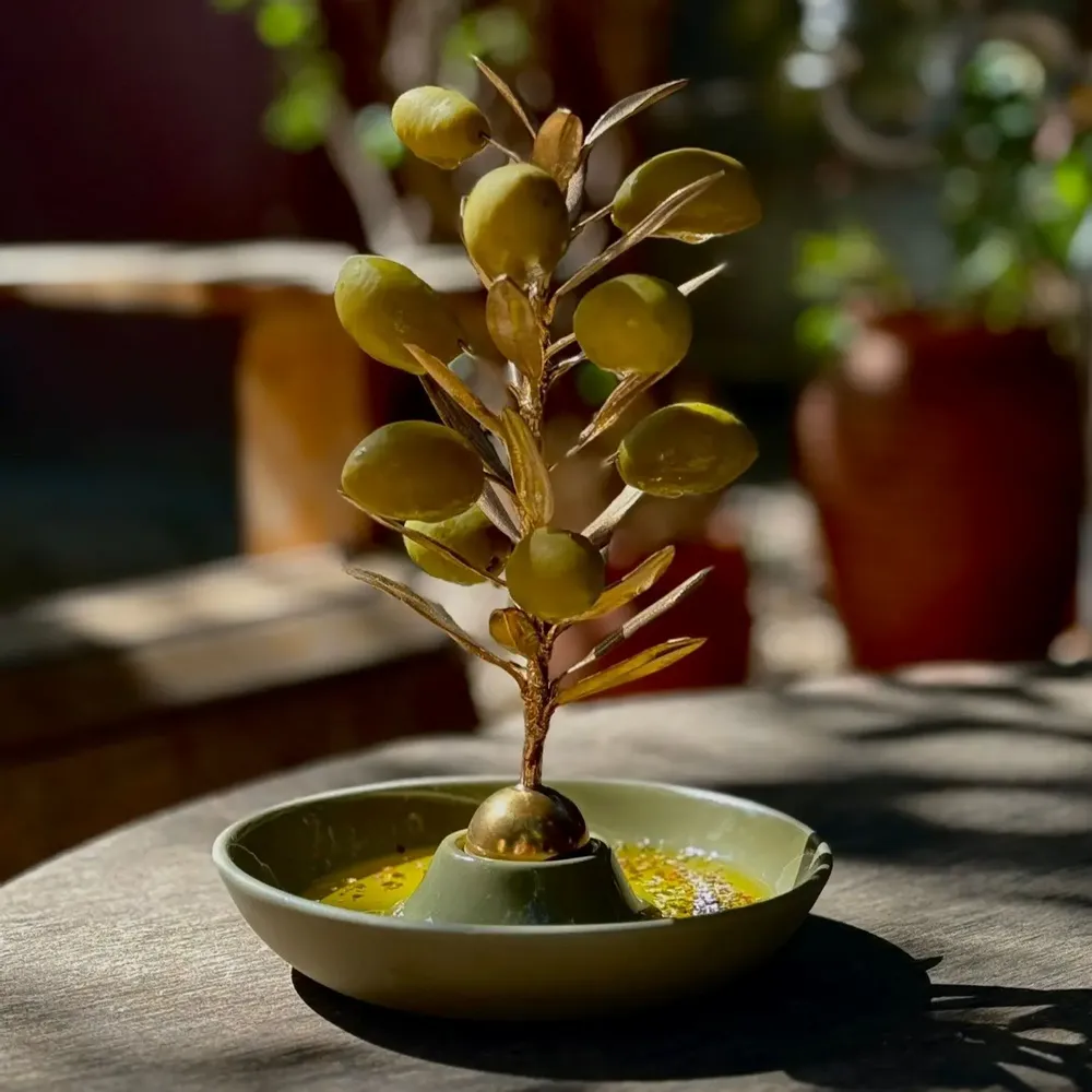Platter and bowls - ELAIS Olive & Olive Oil Serving Plate - ATELIER TERRA MADRE