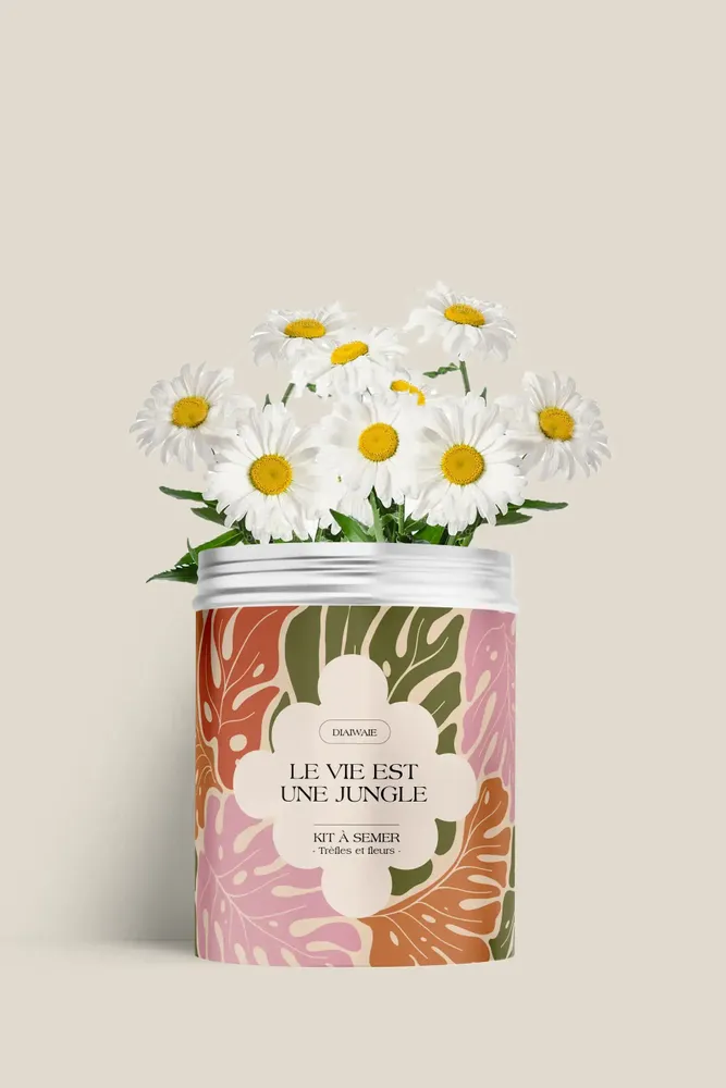 Décorations florales - Kit à semer - La vie est une jungle - DIAIWAIE