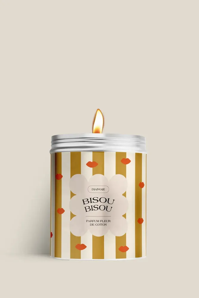 Candles - Candle - Kiss kiss - cotton flower scent - DIAIWAIE