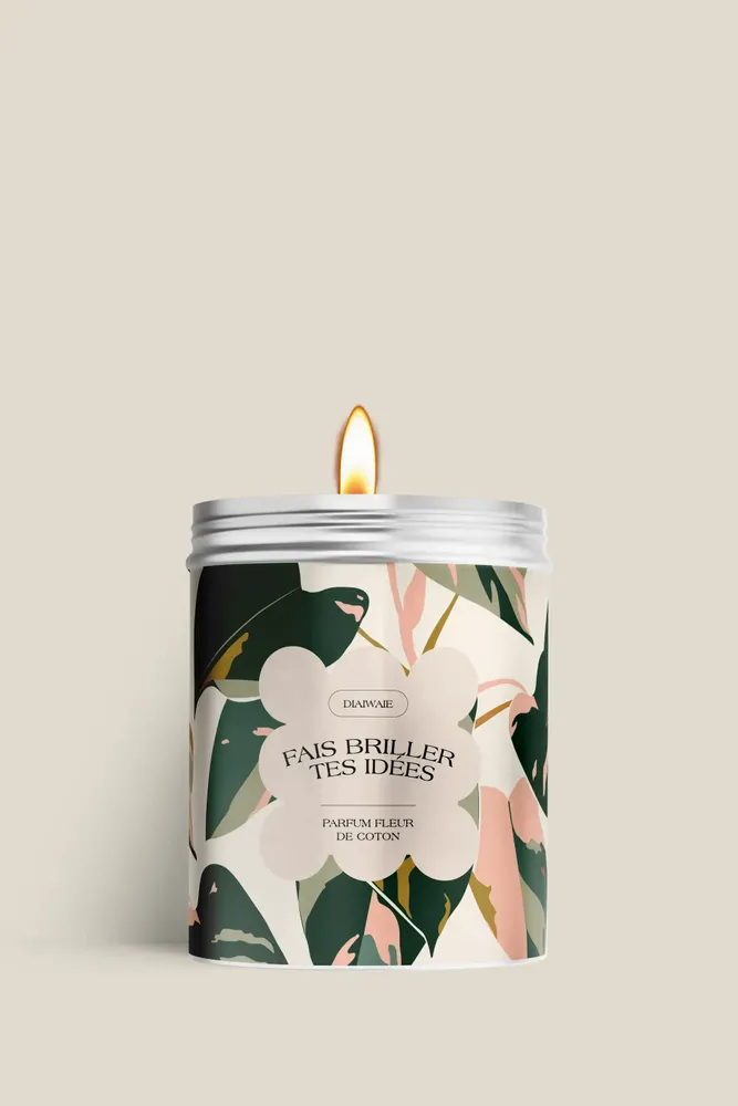 Candles - Candle - Make your ideas shine - cotton flower scent - DIAIWAIE