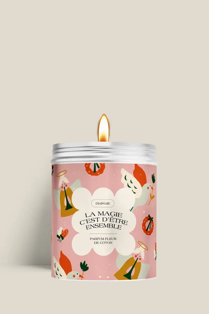 Candles - Candle - The Sound of Music - Cotton Flower Scent - DIAIWAIE