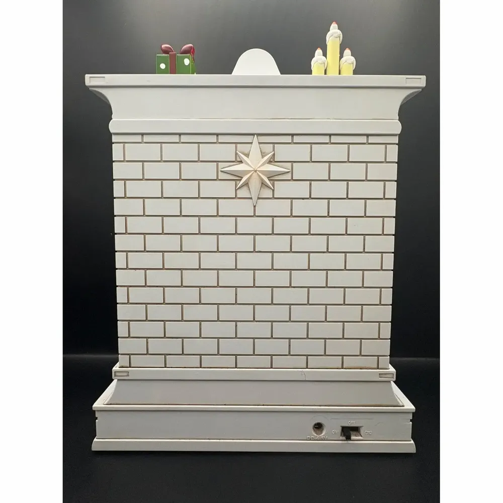 Other Christmas decorations - Christmas LED Fireplace Scene – Santa Delivering Gifts - BLUE STAR B.V.