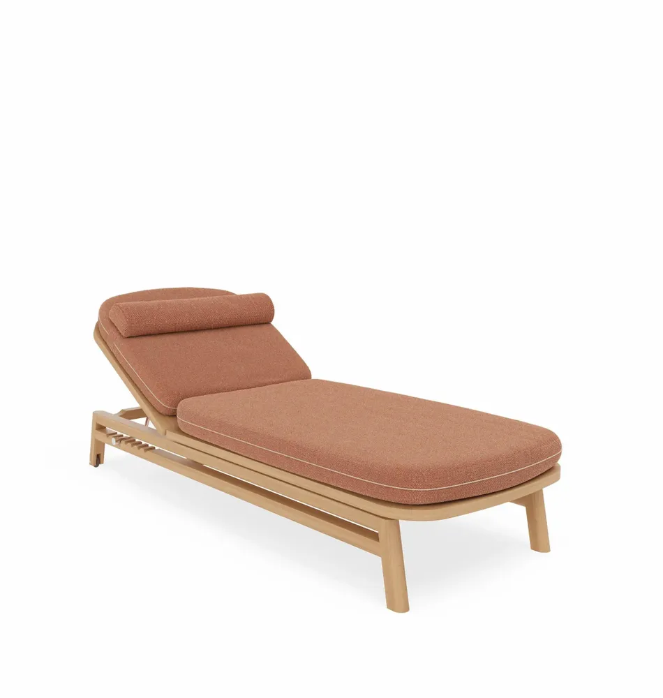 Deck chairs - Single Sunbed - FJAKA FURNITURE