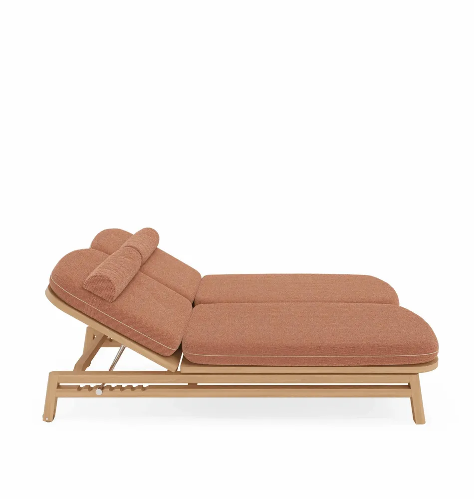 Deck chairs - Double sunbed - FJAKA FURNITURE