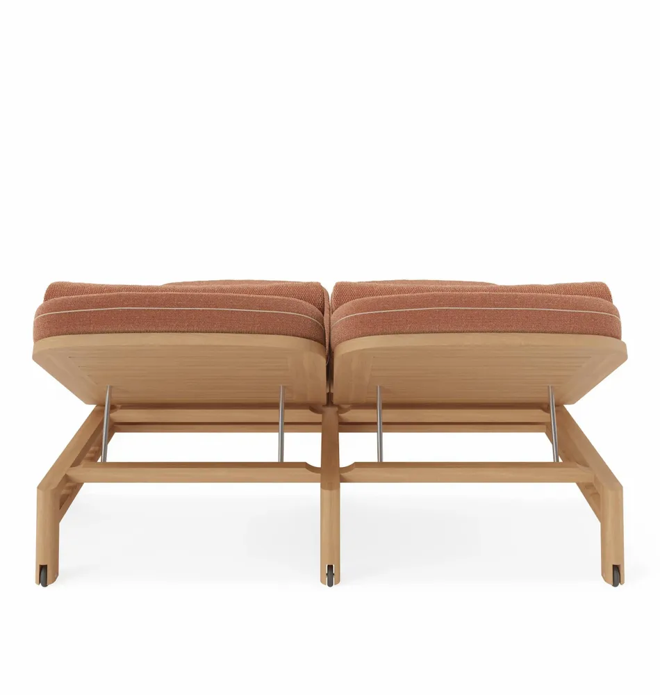 Deck chairs - Double sunbed - FJAKA FURNITURE