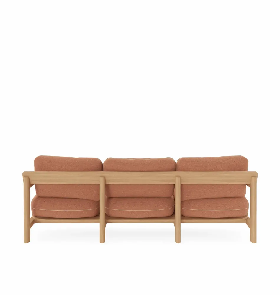 Lawn sofas   - Three seater sofa - FJAKA FURNITURE