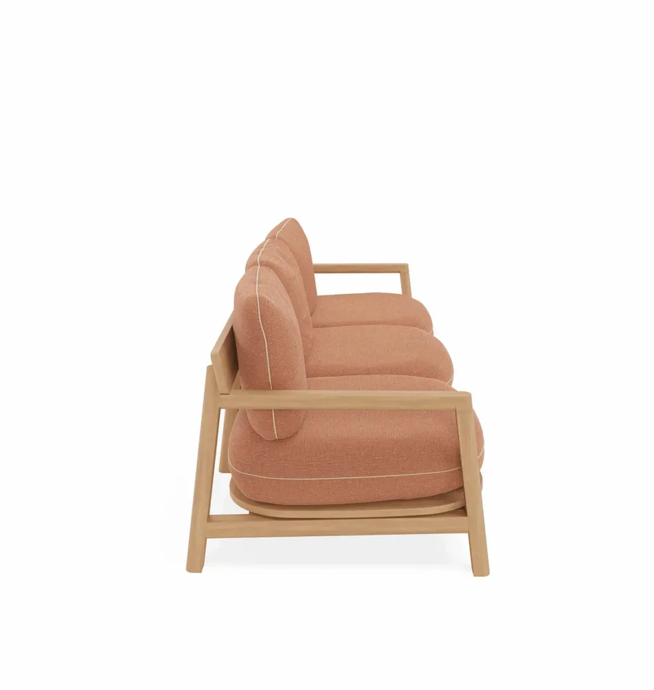 Lawn sofas   - Three seater sofa - FJAKA FURNITURE