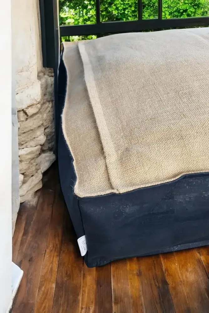 Ottomans - Majestic blue - Cork-LUX Collection| Poufs and floor cushions - ARTISAN BY MF