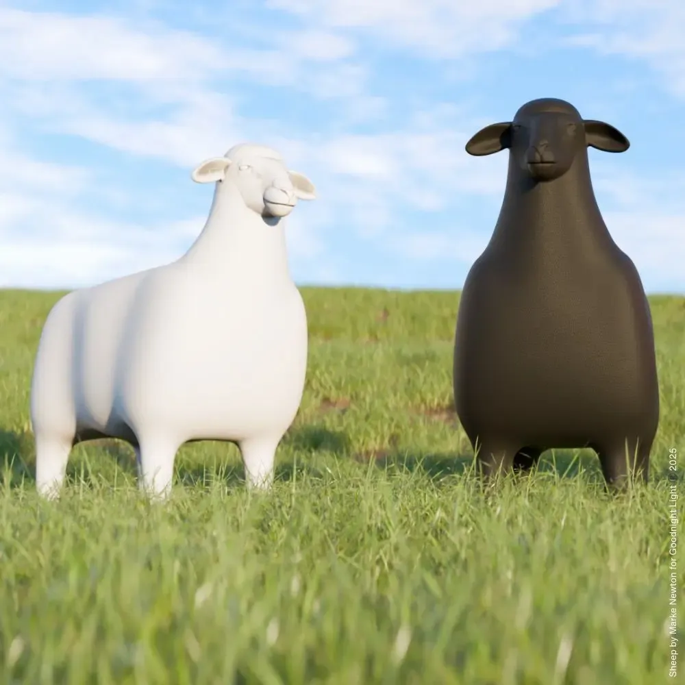 Chaises de jardin - SHEEP - table d'appoint/tabouret - GOODNIGHT LIGHT