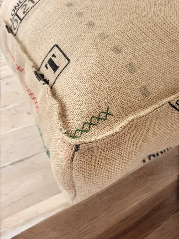 Ottomans - Bica Jute coffee sack - Floor cushion - ARTISAN BY MF