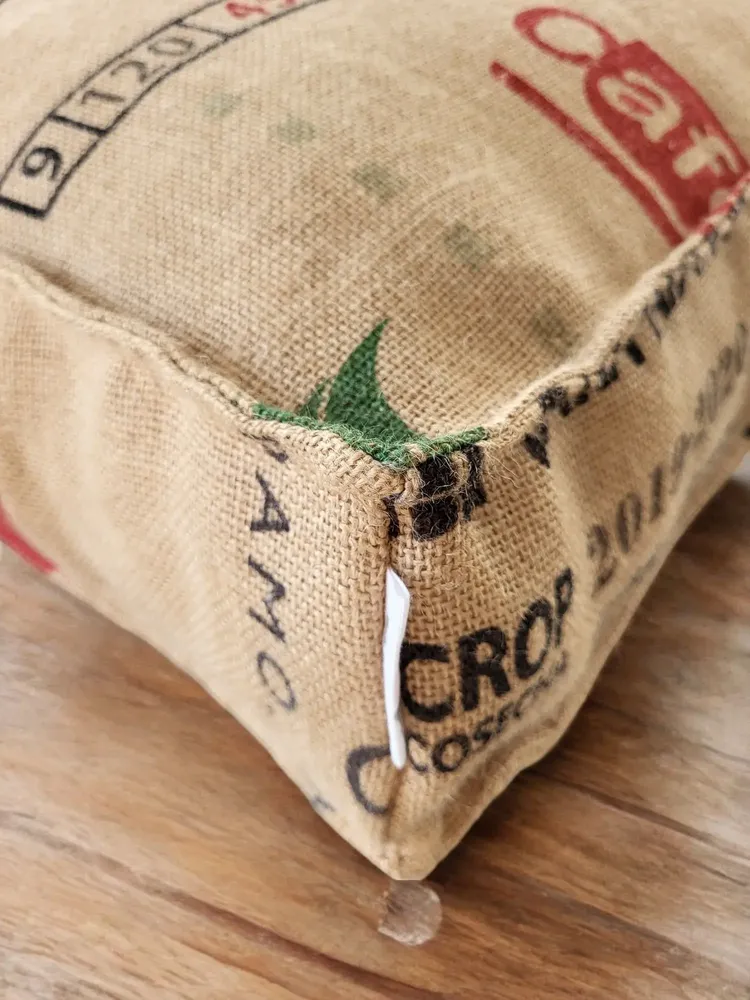 Ottomans - Bica Jute coffee sack - Floor cushion - ARTISAN BY MF