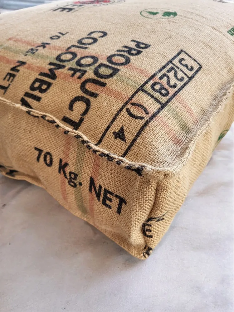 Ottomans - Bica Jute coffee sack - Floor cushion - ARTISAN BY MF