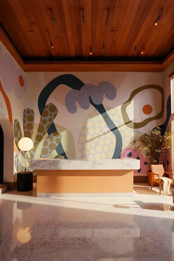 Wallpaper - Wallpaper No. 731 - Coral Pop - WELLPAPERS