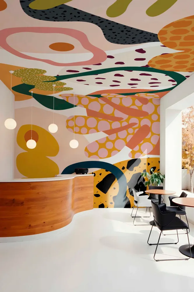 Wallpaper - Wallpaper No. 731 - Coral Pop - WELLPAPERS