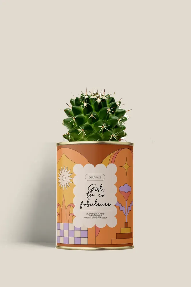 Gifts - Girl, tu es fabuleuse - Maxi Cactus - DIAIWAIE