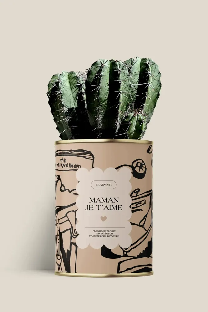 Gifts - Maman je t'aime - Maxi Cactus - DIAIWAIE