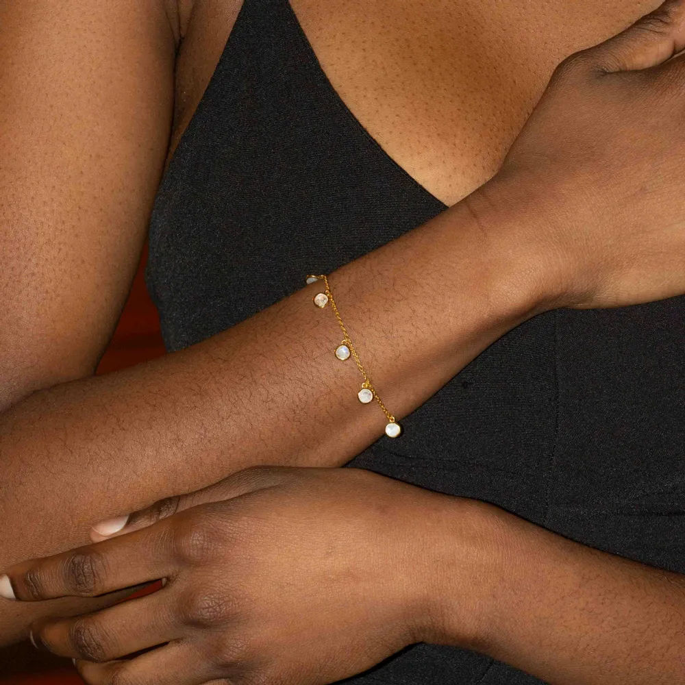 Jewelry - Gemia Moonstone necklace, bracelet and earrings - SLOYA