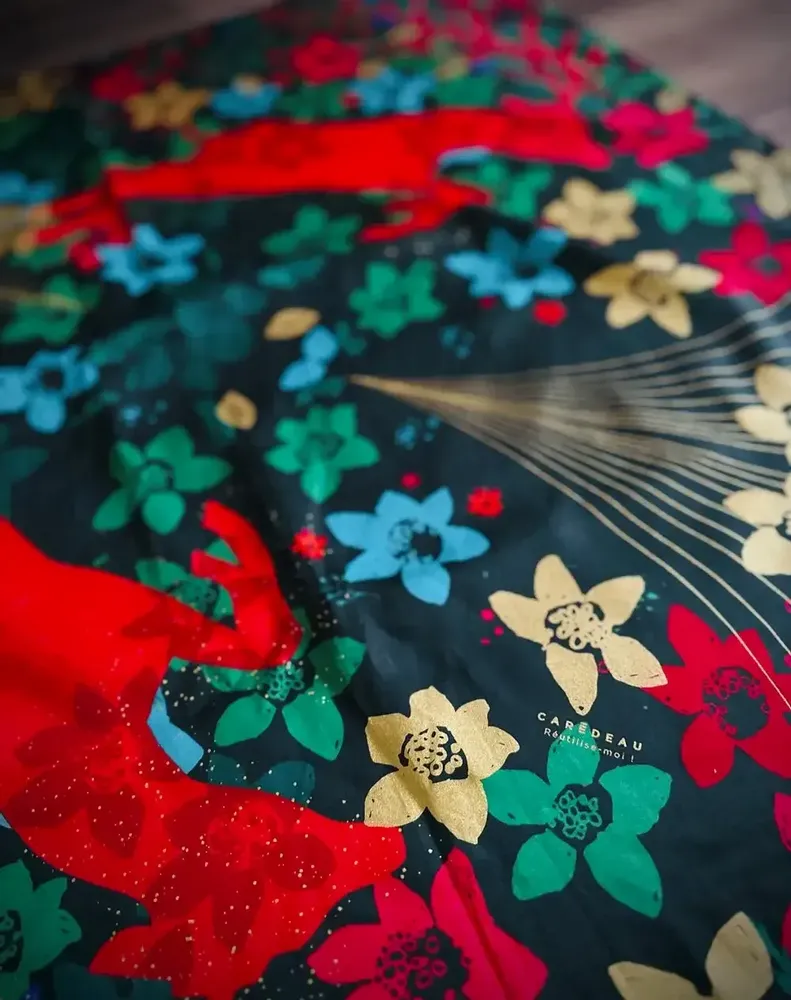 Gifts - Reusable Gift Wrap Satin Luxe – The Deer & Reflection - CARÉDEAU PAPIER CADEAU RÉUTILISABLE