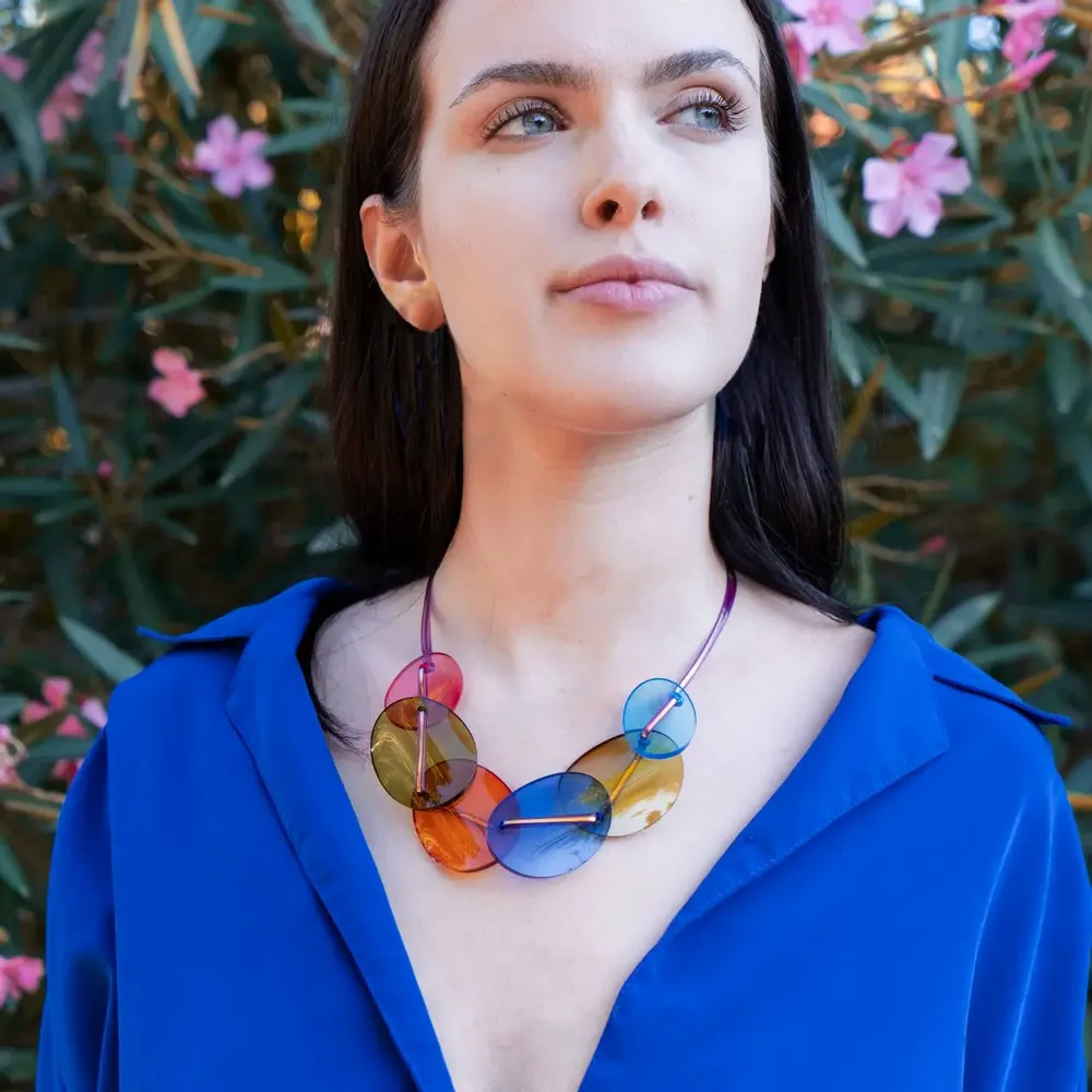 Bijoux - collier PETAL - MIRAVIDI