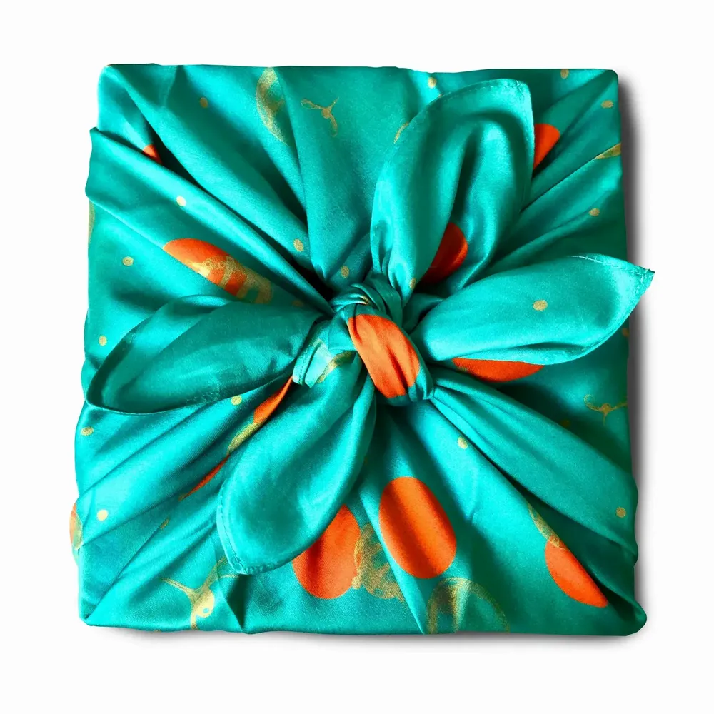 Cadeaux - Emballage Cadeau Réutilisable Satin Luxe – Un Baiser à Minuit - CARÉDEAU PAPIER CADEAU RÉUTILISABLE